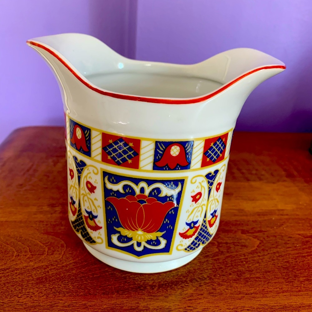 Vintage Derbyshire China Pitcher